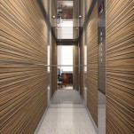 cabina ascensore in legno