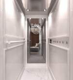 Cabina boiserie bianca