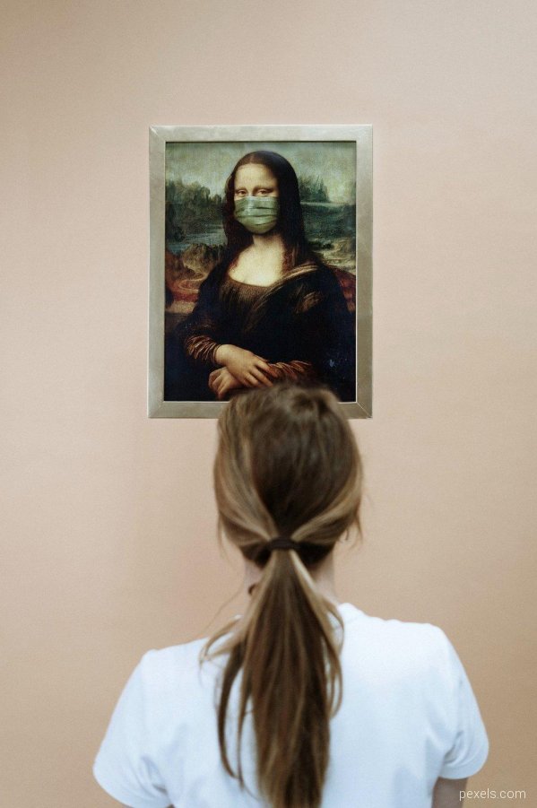 monna lisa col coronavirus 