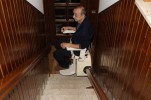 montascale a poltrona in funzione